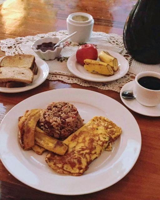 Hostel Bouganvilia Bed And Breakfast San Ramón エクステリア 写真